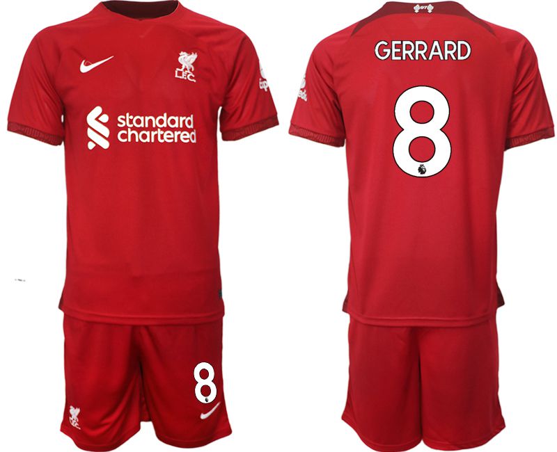 Men 2022-2023 Club Liverpool home red 8 Soccer Jersey
